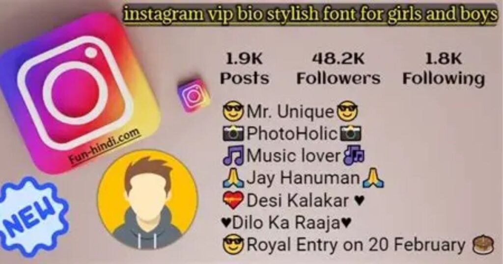 1000+ BEST Instagram Vip Bio Stylish Font (2025)