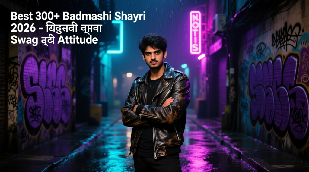 Best 300+ Badmashi Shayari 2026 दिखाओ अपना Swag और Attitude 