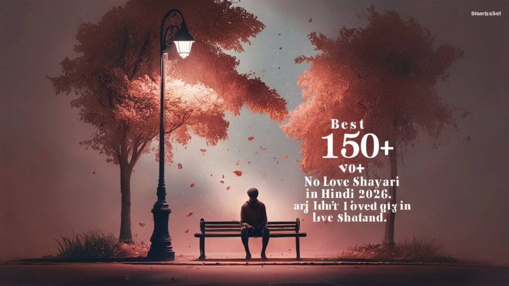 Best 150+ No Love Shayari in Hindi 2026: दिल से लिखी बेपनाह एहसास और दर्द भरी बातें