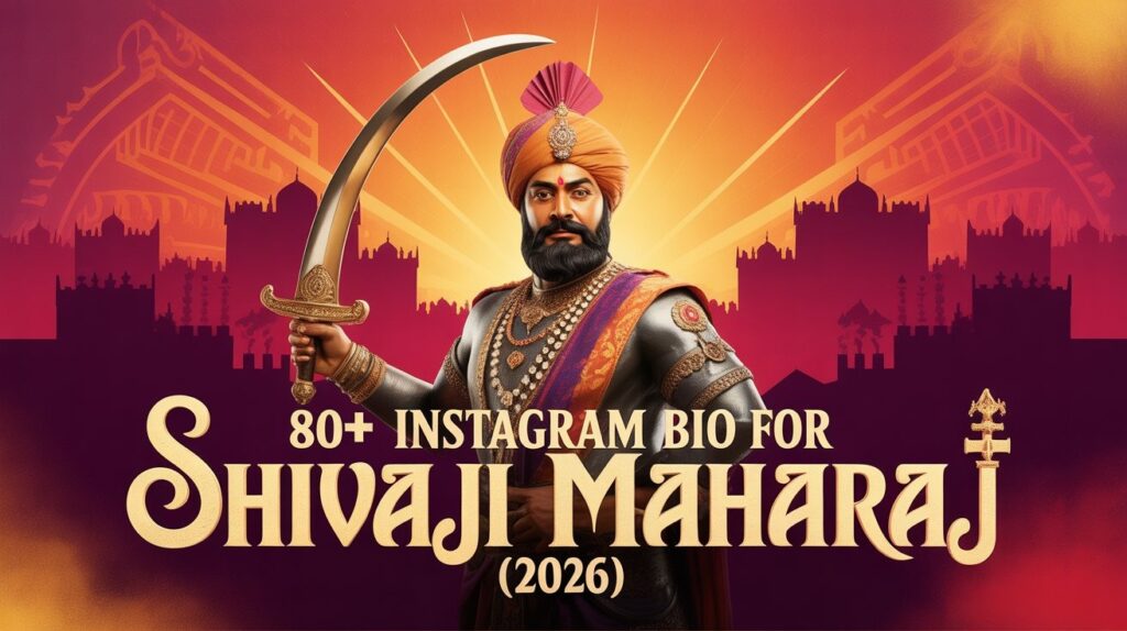 80+ Instagram Bio For Shivaji Maharaj (2026)