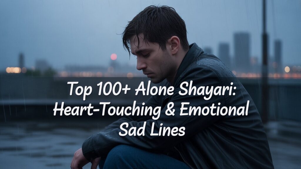 Top 100+ Alone Shayari: Heart-Touching & Emotional Sad Lines
