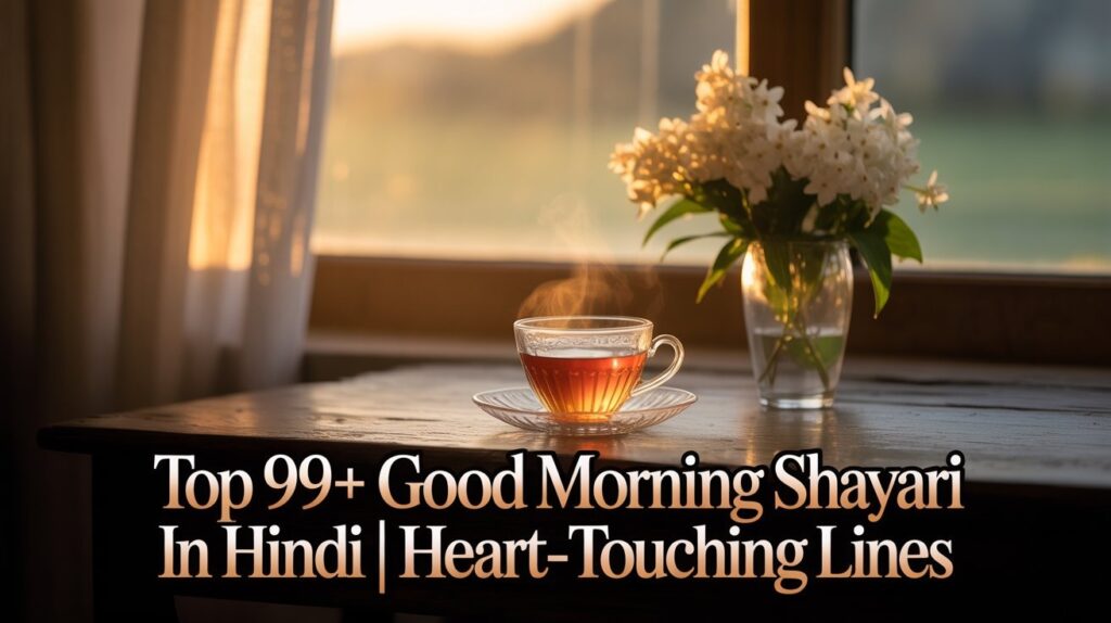 Top 99+ Good Morning Shayari in Hindi | Heart-Touching Lines