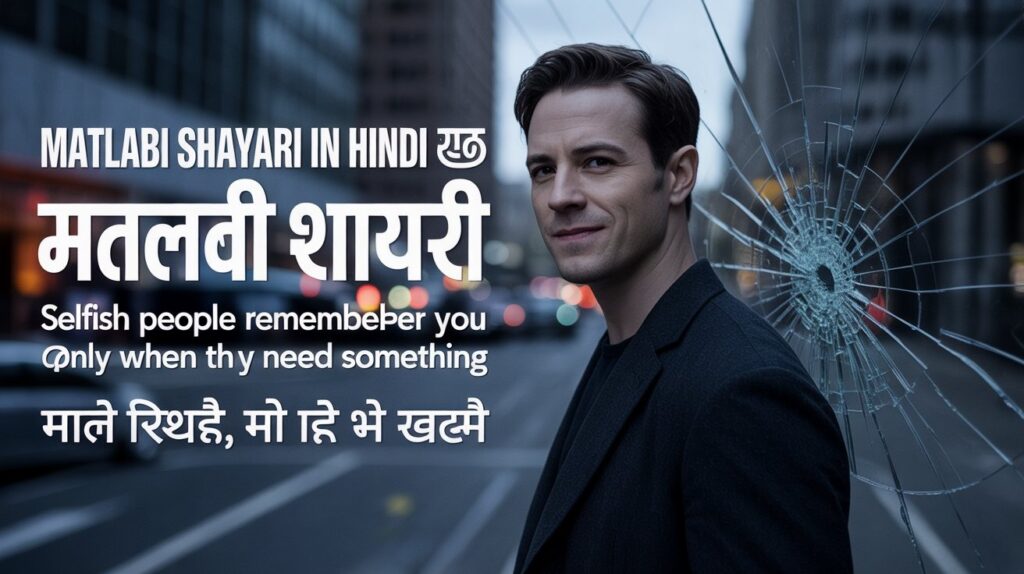 Matlabi Shayari in hindi 😏 मतलबी शायरी