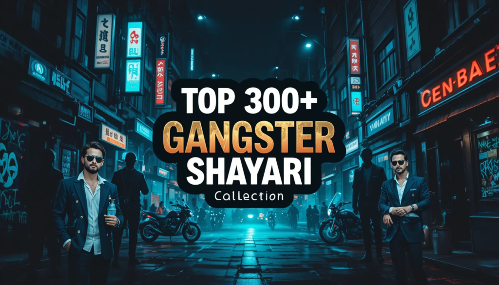 Top 300+ Gangster Shayari | Swag, Attitude & Dosti Collection