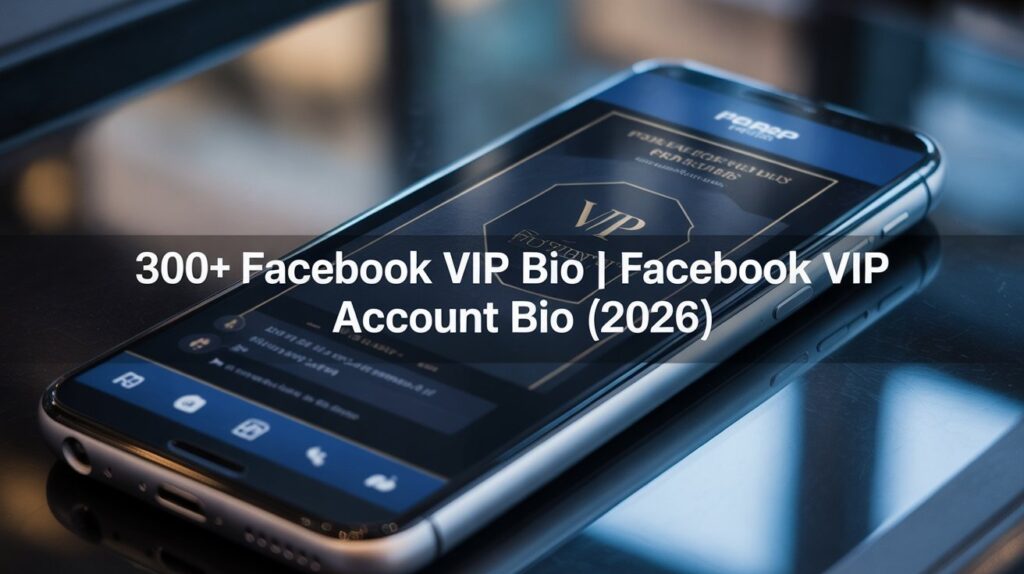 300+ Facebook Vip Bio | Facebook Vip Account Bio (2026)