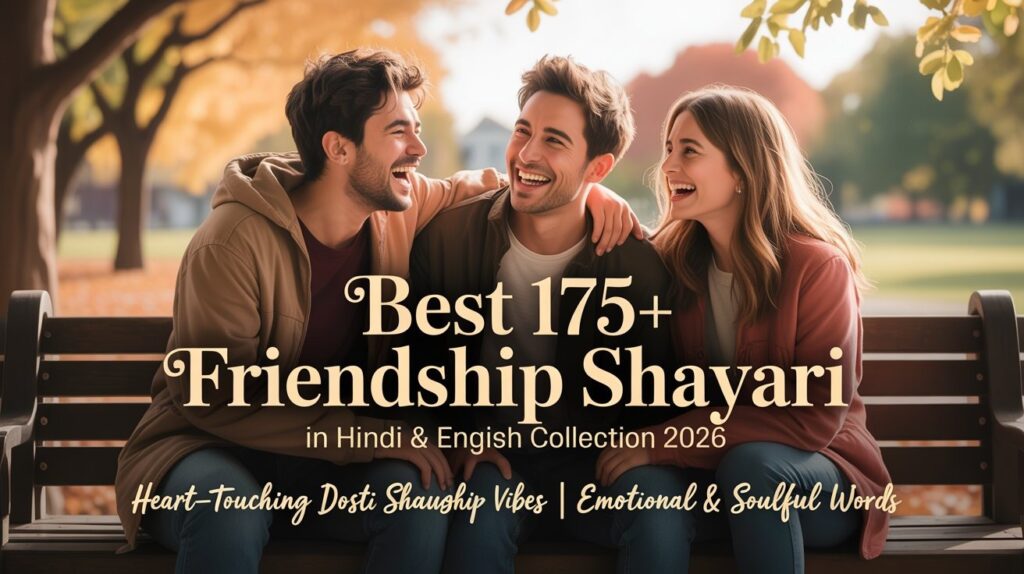 Best 175+ Friendship Shayari in Hindi & English Collection 2026