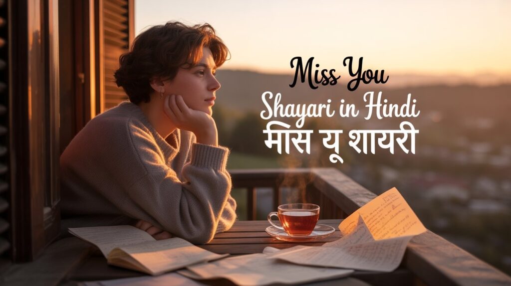 Miss You shayari in hindi 🥺 मिस यू शायरी