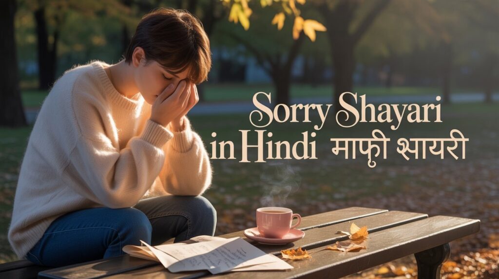 Sorry Shayari in hindi 🙏 माफ़ी शायरी