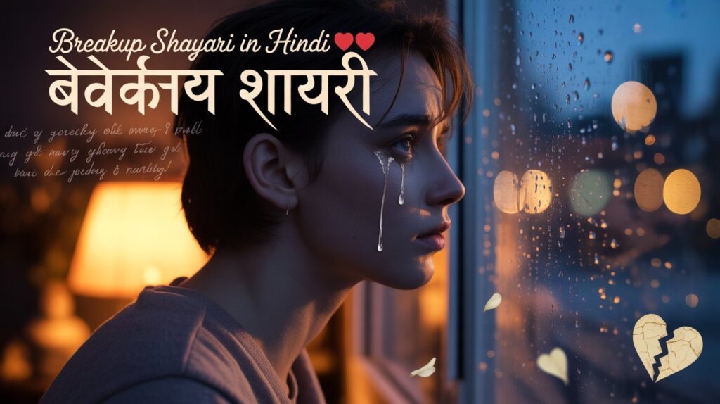 Breakup Shayari in hindi 💔 ब्रेकअप शायरी