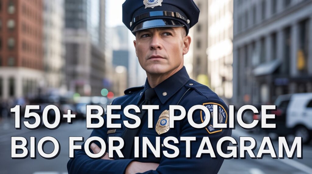 150+ Best Police Bio For Instagram | Instagram Bio For Police Officer