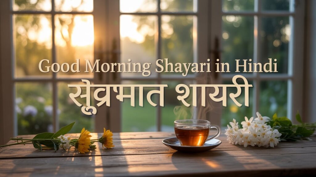 Good Morning Shayari in hindi 🌅 सुप्रभात शायरी