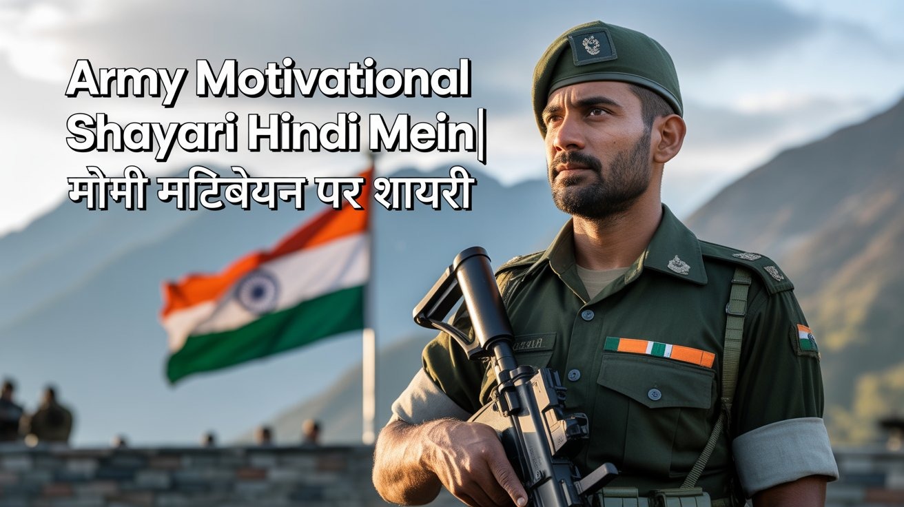 Army Motivational Shayari Hindi Mein | आर्मी मोटिवेशन पर शायरी
