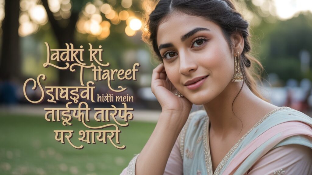 Ladki Ki Tareef Shayari Hindi Mein खूबसूरत लड़की की तारीफ पर शायरी
