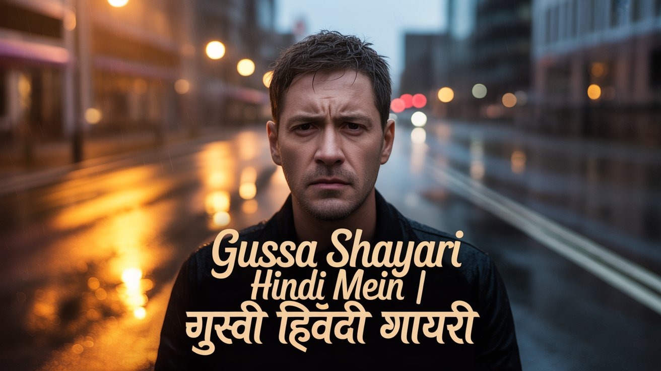 Gussa Shayari Hindi Mein | गुस्से वाली हिंदी शायरी
